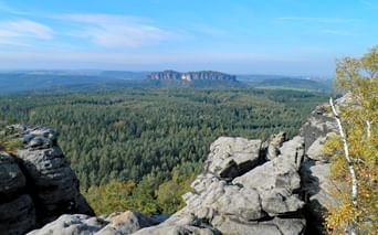 Impressive view to the Pfaffenstein