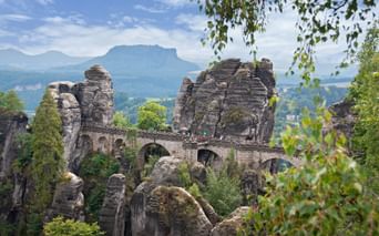 Ausblick auf die Basteibrücke