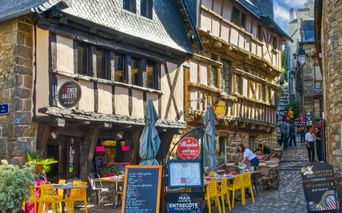 The village of “Auray” on the Gulf of Morbihan