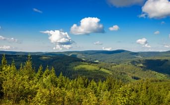 Panorama in the Thuringian Forest