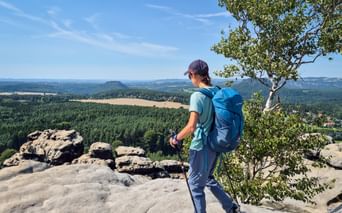 Hike along the Malerweg trail