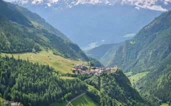 View of the beautiful Schnalstal Valley