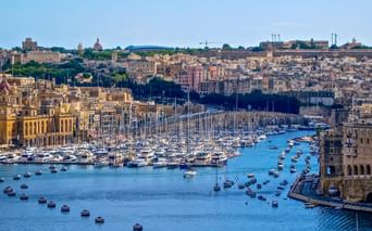 The captital town “Valletta” on Malta