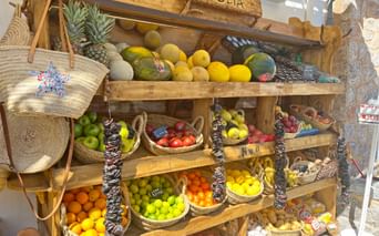 Fresh fruit in Deia