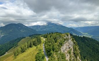 Panoramic view of the Buchsteinwand