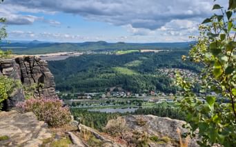 Panoramic view from Lilienstein