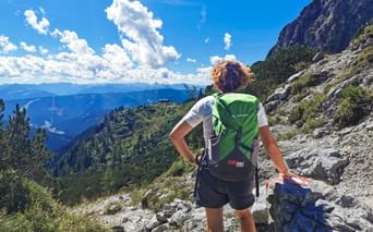 Wanderer mit Aussicht