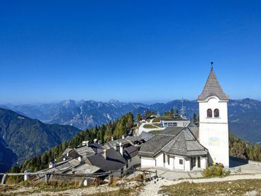 Kirche auf dem Monte Lussari