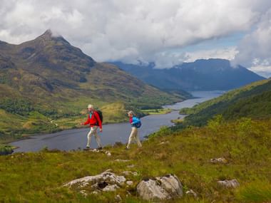 Hikers explore the mystical landscape of Kinlochleven