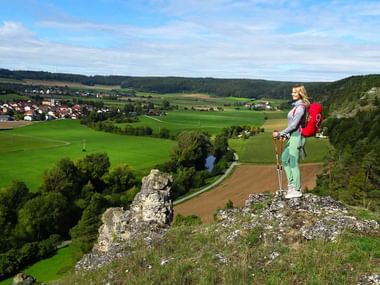 Aussichtspunkt am Altmühltal Panoramaweg