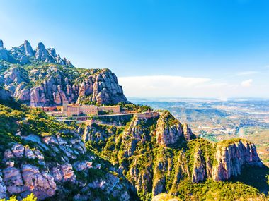 Das eindrucksvolle Gebirge Montserrat
