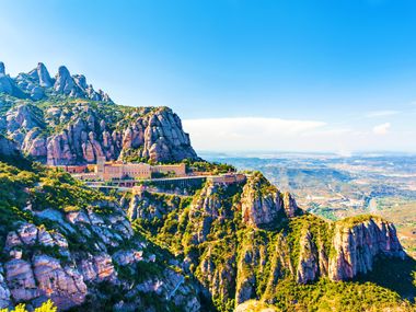 The impressive mountains Montserrat