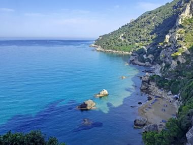 Beach in Myrtiotissa