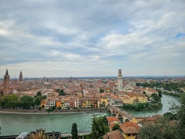 Verona city panorama