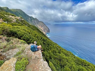 Ausblick beim Wandern an der Nordküste auf Madeira