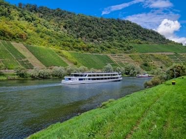 Schiffe an der Mosel