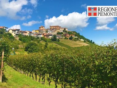 Panorama beim Wandern im Piemont