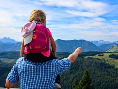 Ausblick auf Salzkammerguts Bergpanorama