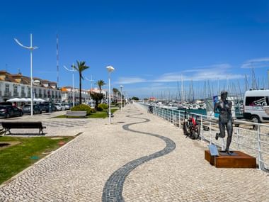 Strandpromenade von Monte Gordo