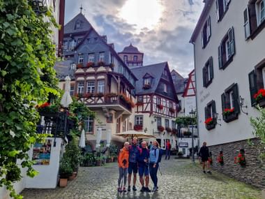 Four hikers in Cochem