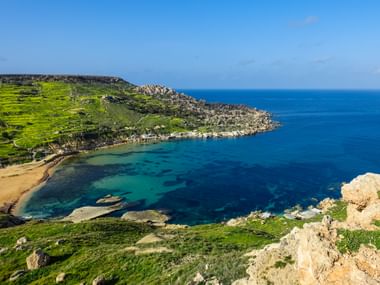 Coast with sea view in Malta