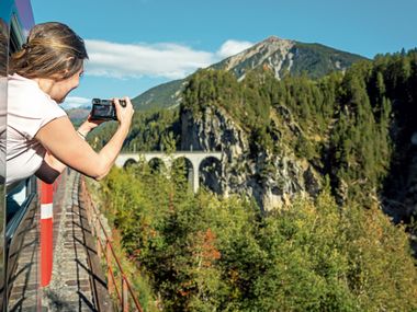 Fotokulisse in Filisur