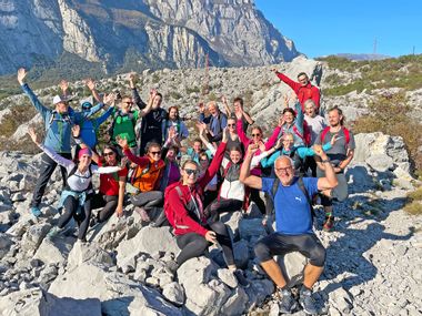 Company trip Sarca Valley 2021 Group photo