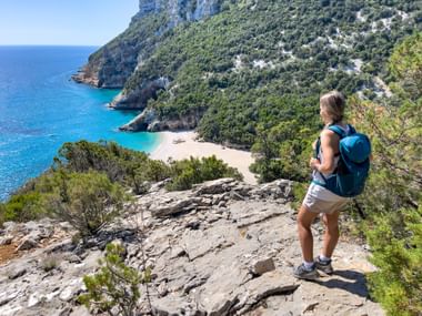 View of Cala Marilou in Sardinia