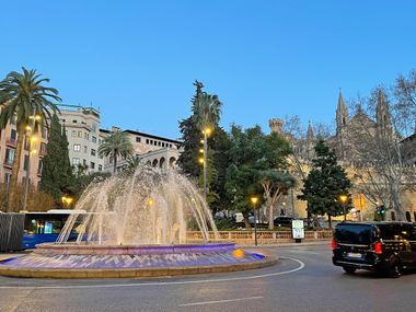 Palma de Mallorca at dusk