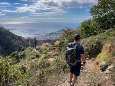 Monte Nossa Senhora hiking trail near Funchal Monte Nossa Senhora hiking trail near Funchal