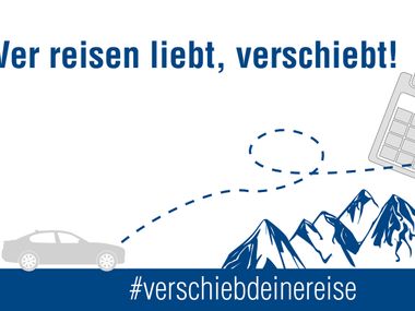 Verschiebe deine Reise