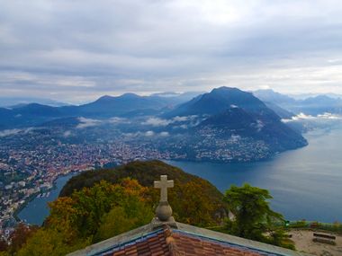 Wandern am Lugano Monte san Salvatore