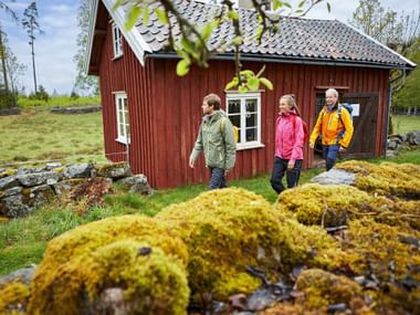 Wanderer am Gotaleden