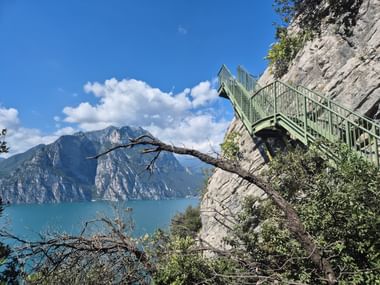 Busatte path on Lake Garda