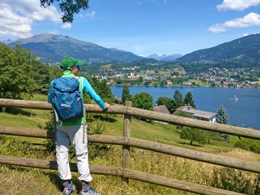 View from the south bank to the Millstättersee