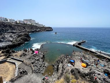 Lava pool in Los Gigantes