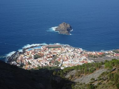 Blick auf Garachico in Teneriffa