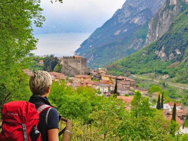 Lake Garda hiking trail Riva