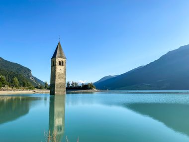 Kirchturm am Reschensee