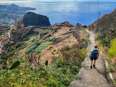 The view from Levada do Norte towards Cabo Girão The view from Levada do Norte towards Cabo Girão