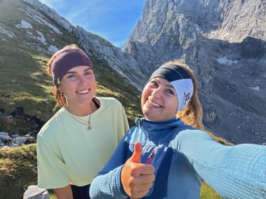 Wanderselfie in den Berchtesgadener Alpen