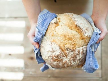 Frisch gebackener Brotlaib