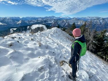 Winter hike on the Faistenau Schafberg