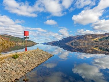 The Laggan Locks on the Caledonian Canal in Scotland The Laggan Locks on the Caledonian Canal in Scotland