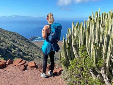 Hiker on Tenerife