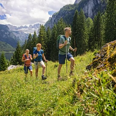 Ascent of Lake Gosau in the Salzkammergut