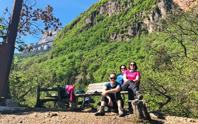 Wandergruppe in Südtirol