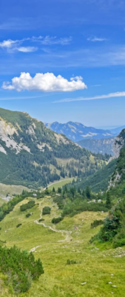 Mountain panorama near Bayrischzell