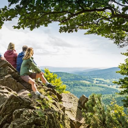 Viewpoint on the rock