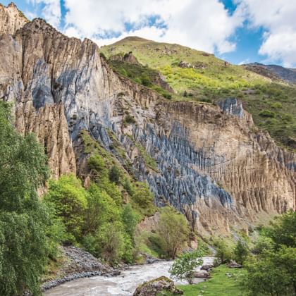 Fluss in Georgien